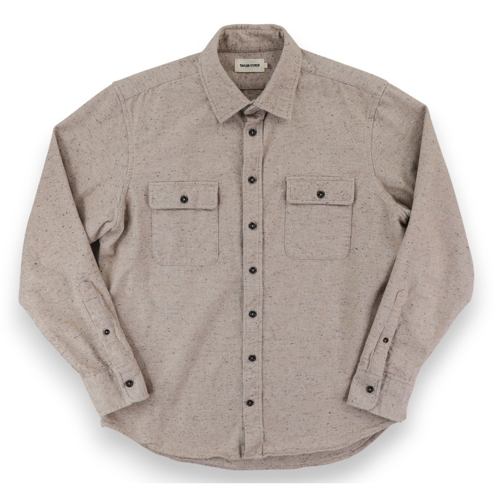Taylor Stitch Beige Casual Button Down Shirt